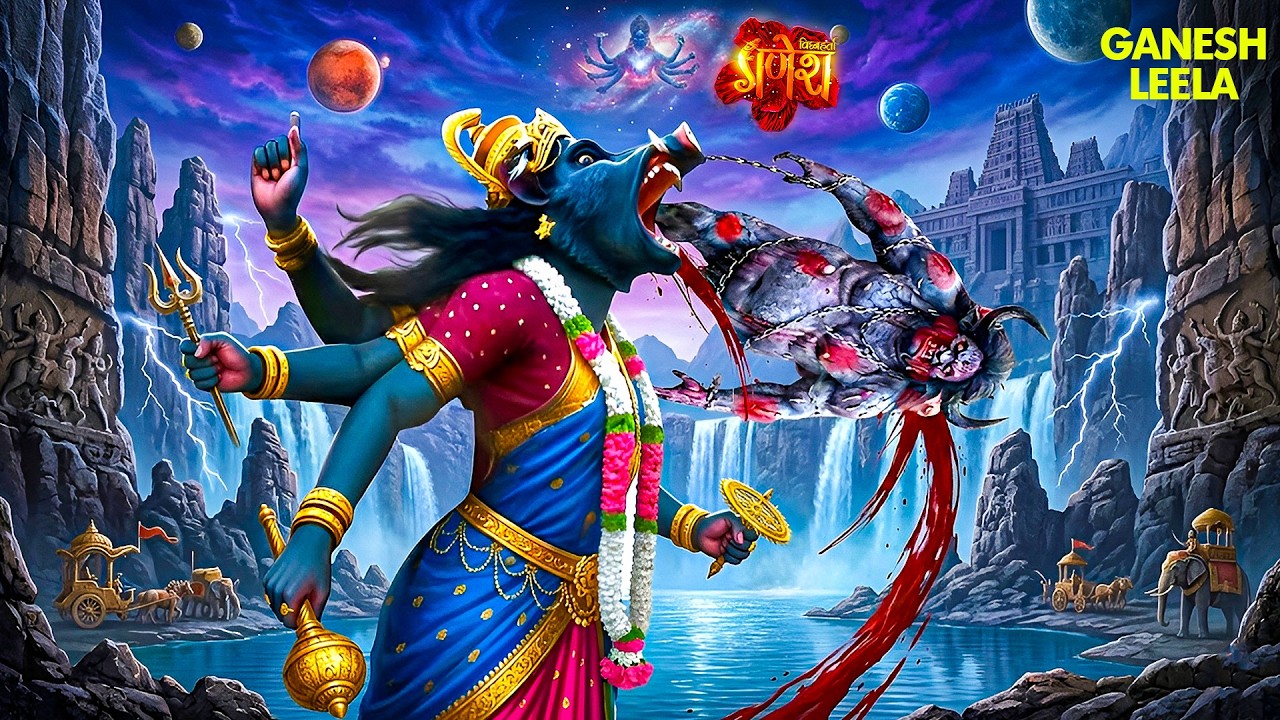 वाराही माता जब राक्षसों को जिन्दा निगलने लगी | jai Mata Varahi | Vighnaharta Ganesha #bholenath #god