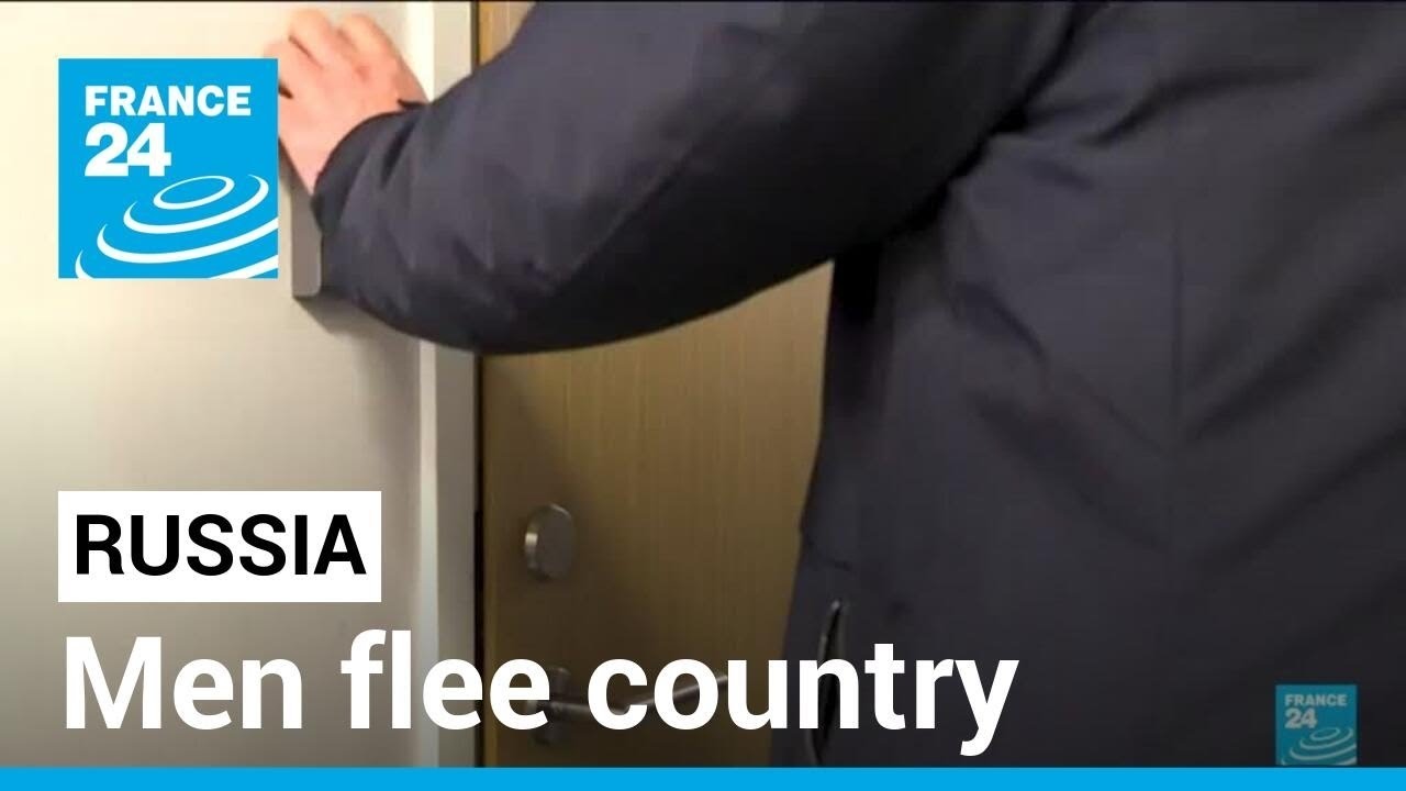 Russian men flee country to avoid being drafted to serve in Ukraine &bull; FRANCE 24 English