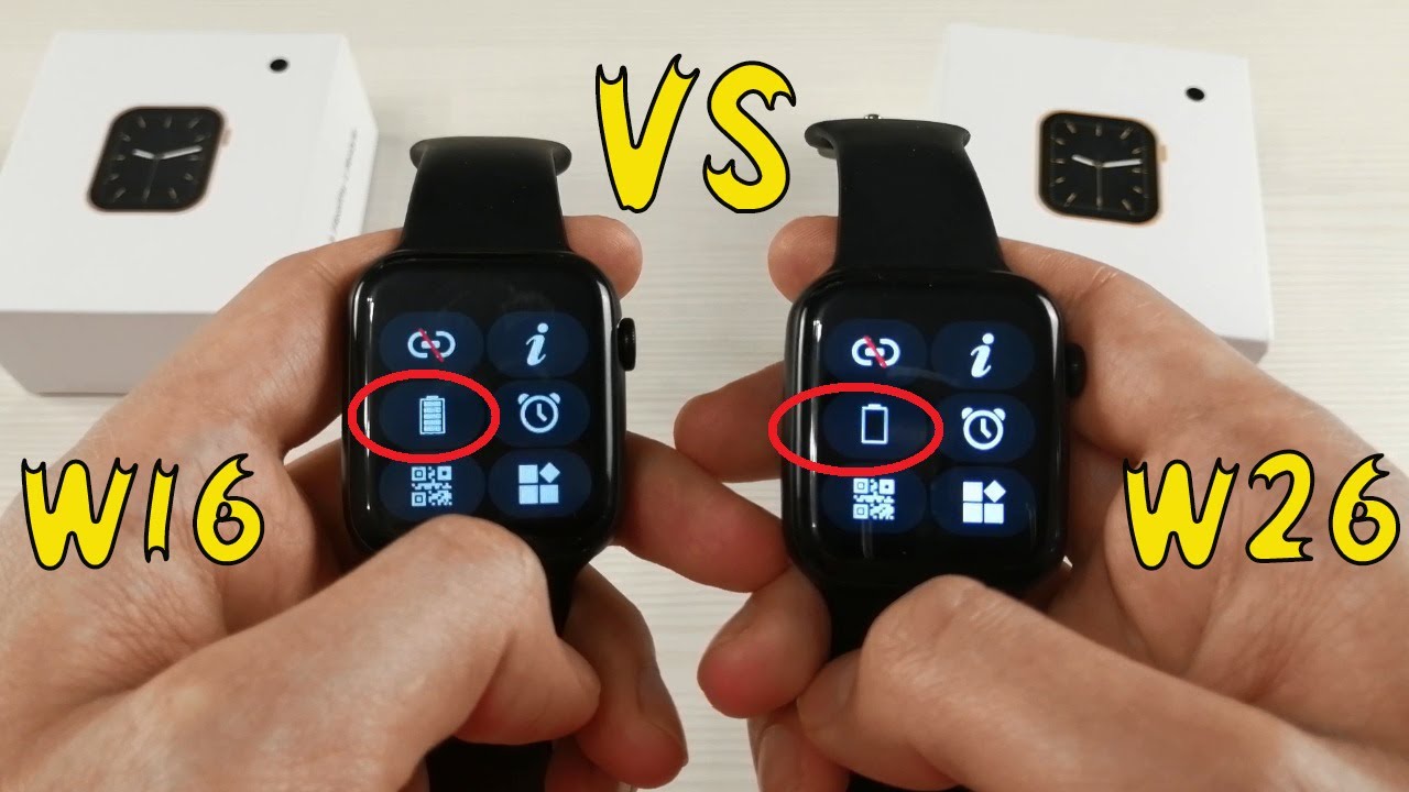 СМАРТ-ЧАСЫ W16 И СМАРТ-ЧАСЫ W26 &ndash; СРАВНЕНИЕ И ОТЛИЧИЯ