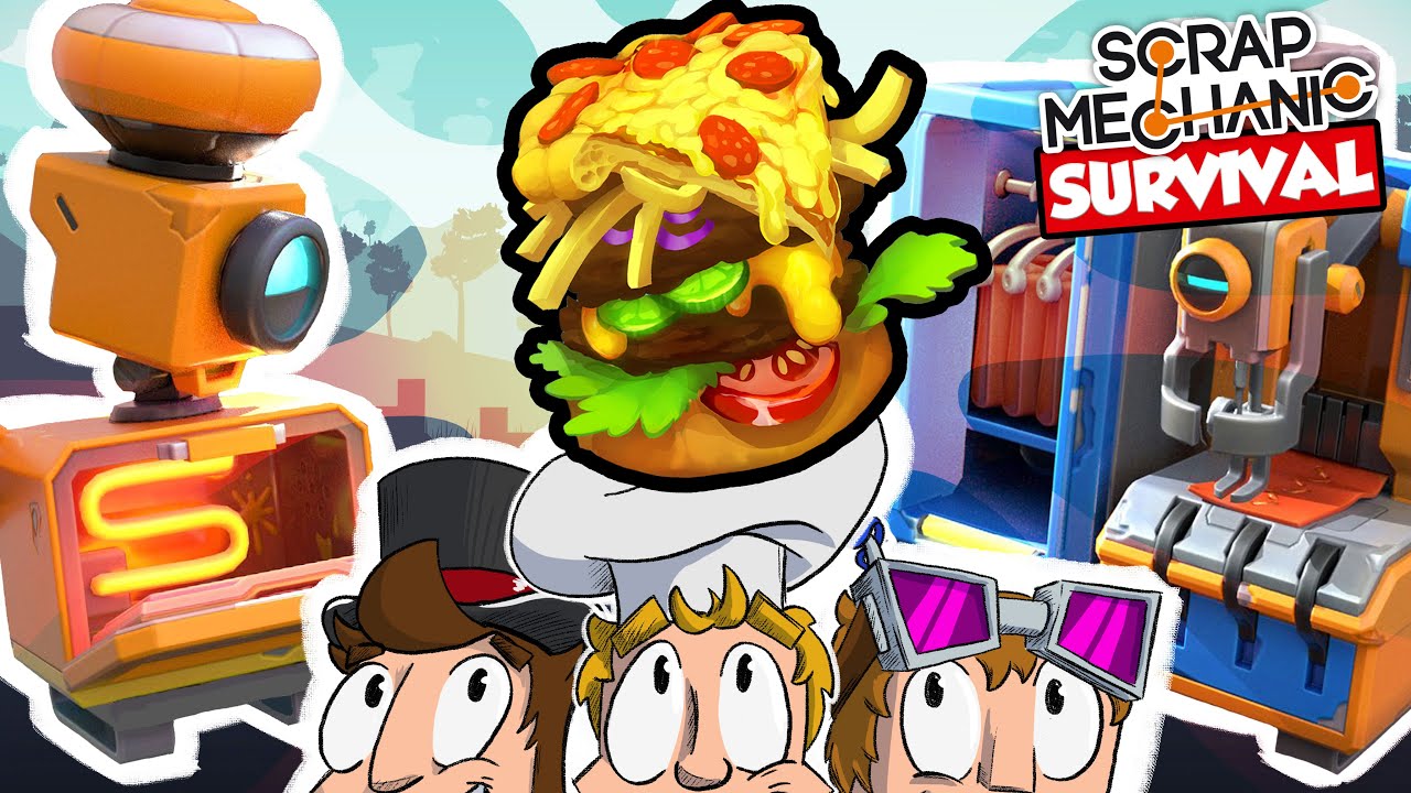 Cook-bot a Dress-bot 05 - SCRAP MECHANIK SURVIVAL s @GEJMR @Jawo