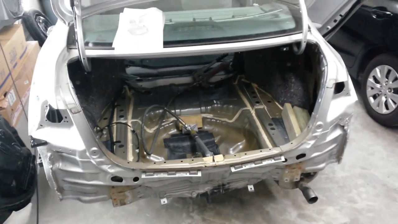 2013 HONDA ACCORD | FRONT & REAR COLLISION REPAIR | SALVAGE REBUILD PART 7
