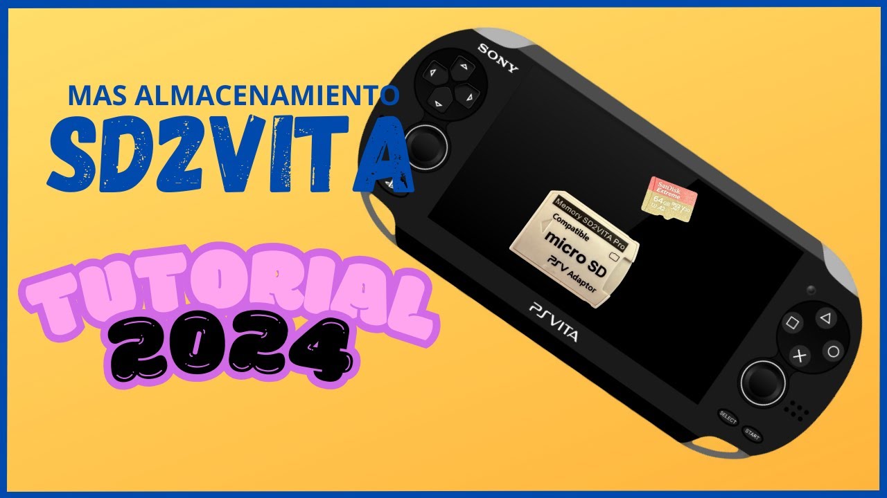Tutorial SD2VITA SIN PC 2024. SÚPER FÁCIL. Aumenta la capacidad de tu PSVita.
