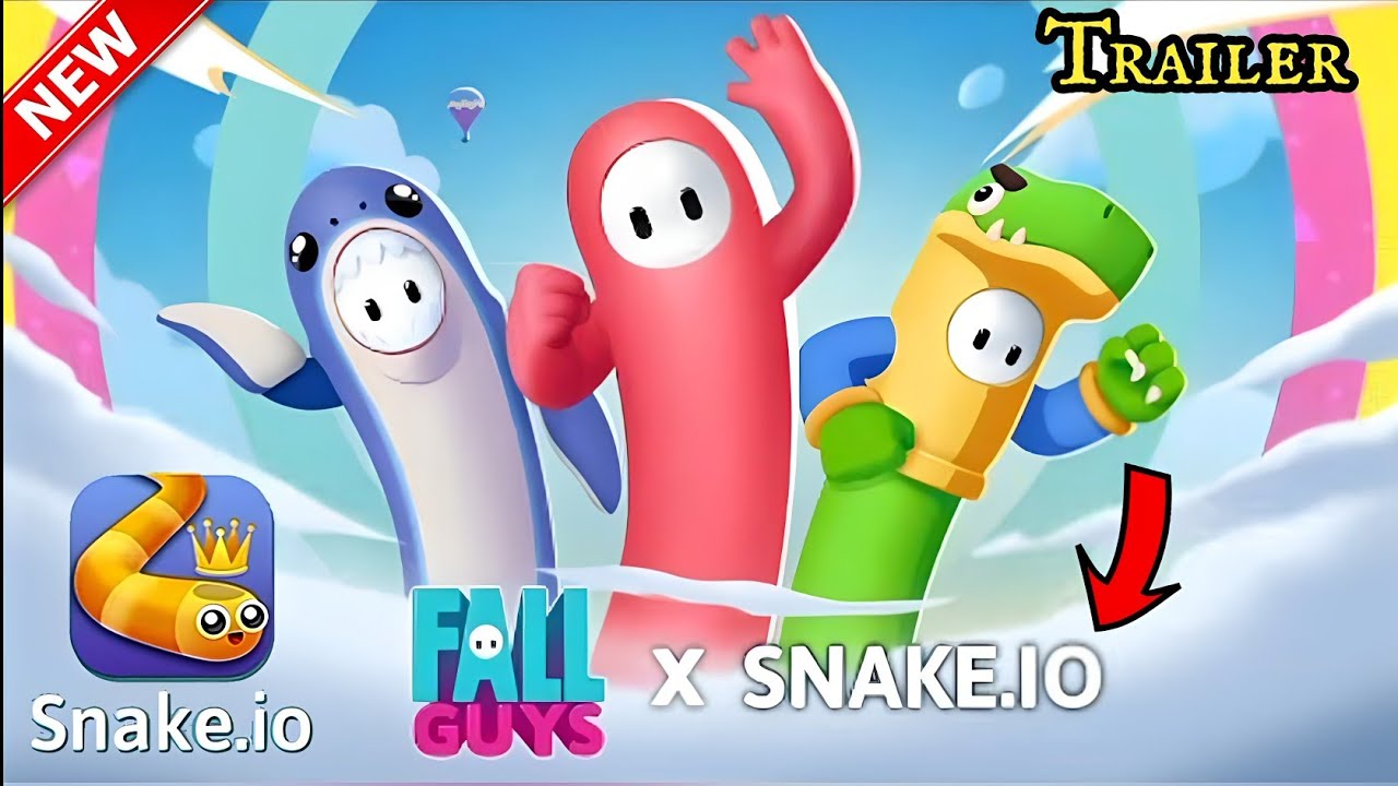 Snake.Io 🐍 Fall Guys In Snake Io Event Trailer & Update! Golden Knight Bean Boss