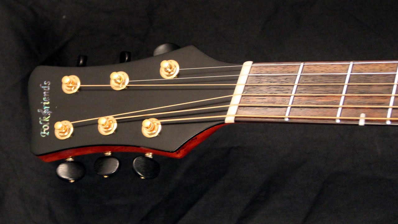 Folkfriends Fanfret multiscale guitar