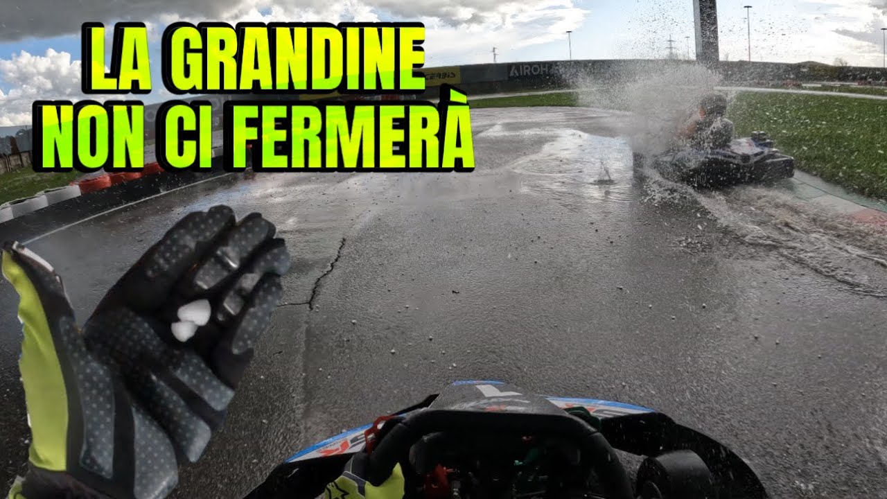 OROBIKART - Prove libere con pioggia e grandine