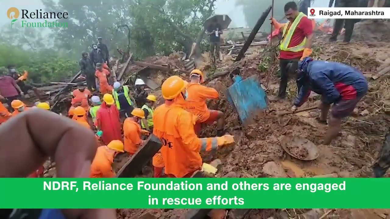Rescue Efforts with Ham Radio Team | At landslide-hit Irshalwadi village in Maharashtra's Raigad