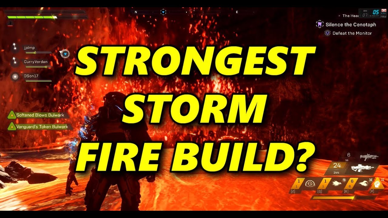 Best Storm GM3 FIRE BUILD 🔥  INFERNO ENDGAME BUILD | ANTHEM 1.1.0