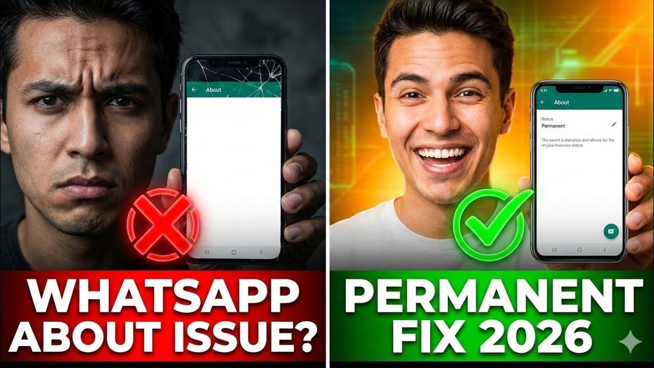 Fix WhatsApp about Auto delete problem 2026 | set WhatsApp about permanently