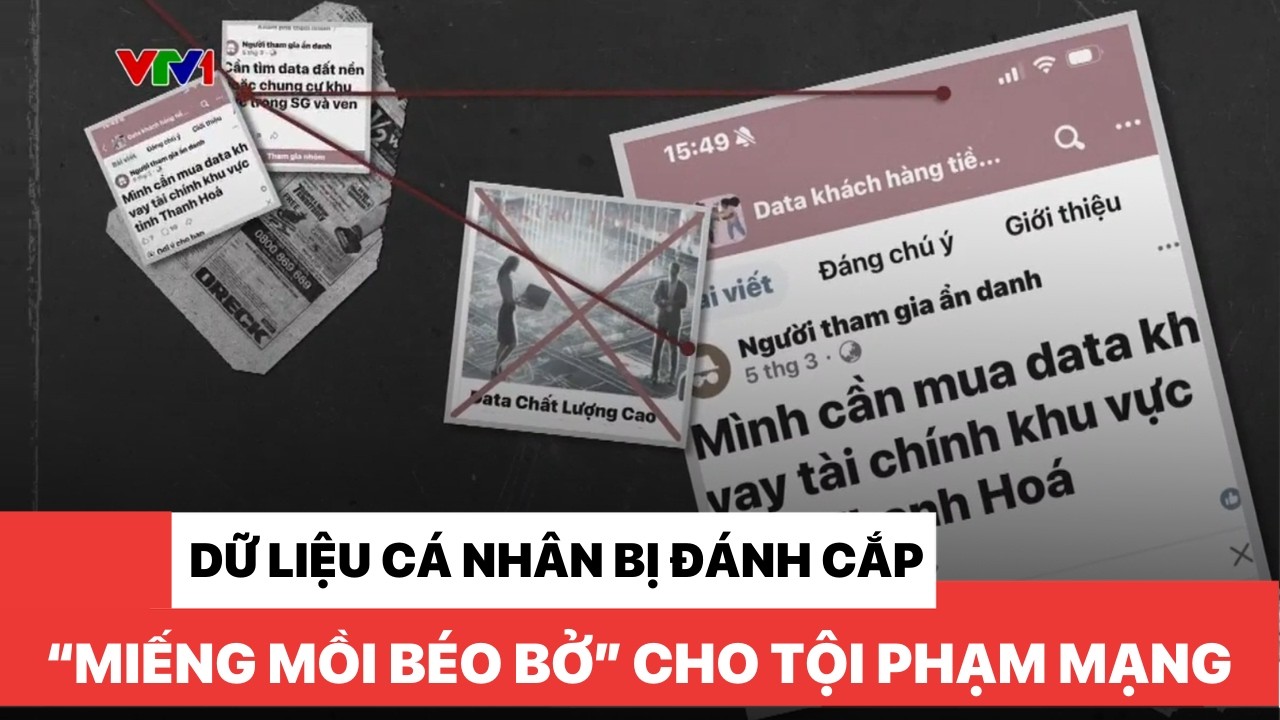 Dữ liệu cá nhân bị đánh cắp: “Miếng mồi béo bở” cho tội phạm mạng