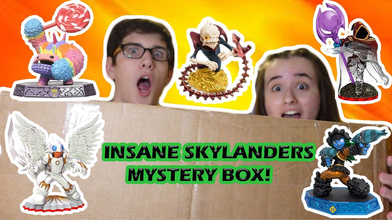 INSANE Skylanders Mystery Box! NIB + OOB Figures!