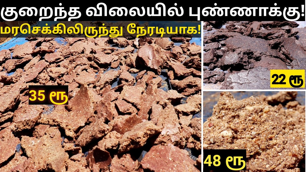 தேங்காய், கடலை, எள்ளுப்புண்ணாக்கு! | குறைந்த விலையில் மரச்செக்கு ஆலையில் இருந்து நேரடியாக!