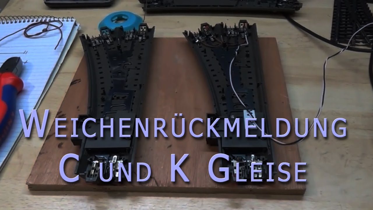 Märklin Weichen Rückmeldung (Besetztmeldung, nicht Weichenstellung / C&K Gleise)
