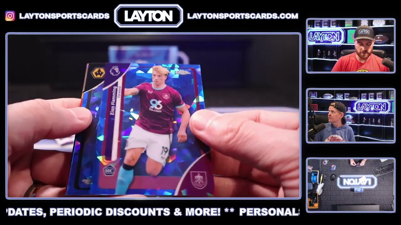 2026 Topps Chrome Premier League Soccer Sapphire 3 Box Break #2