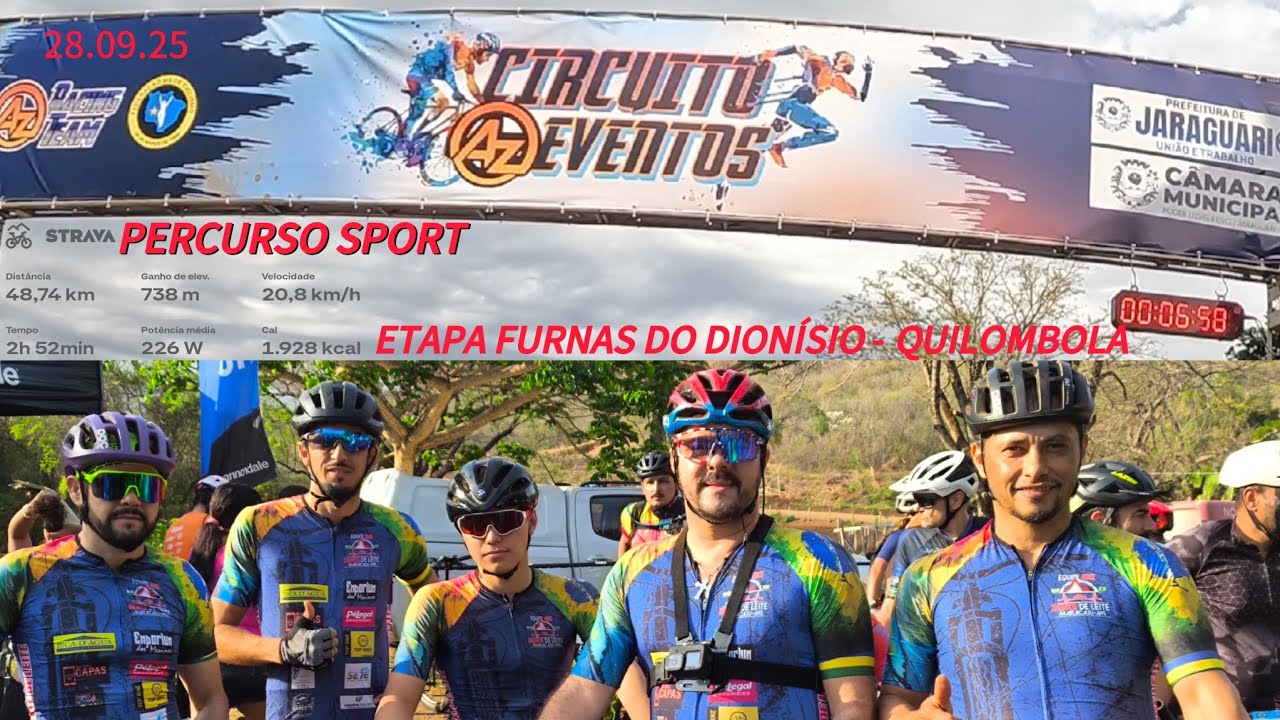 CIRCUITO AZ MTB - ETAPA: FURNAS DO DIONÍSIO - QUILOMBO - PERCURSO SPORT 48Kms #mtb #bike #campeonato