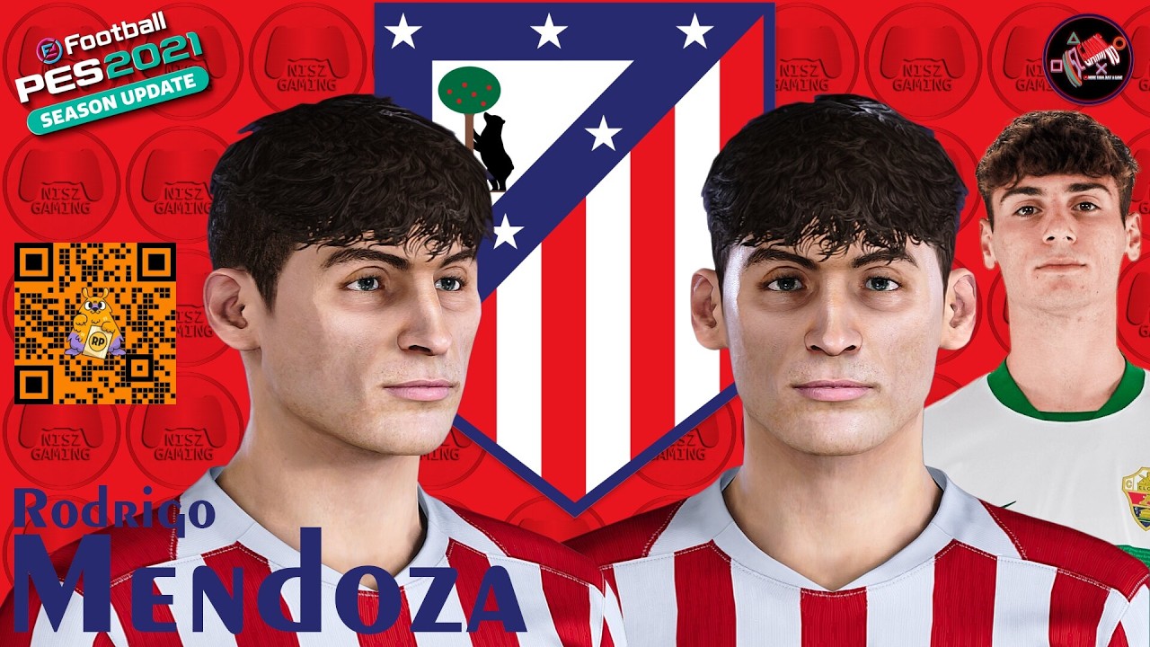 PES 2021 Face Tutorial Rodrigo Mendoza 🇪🇸 Atletico Madrid | NISZ Gaming PES