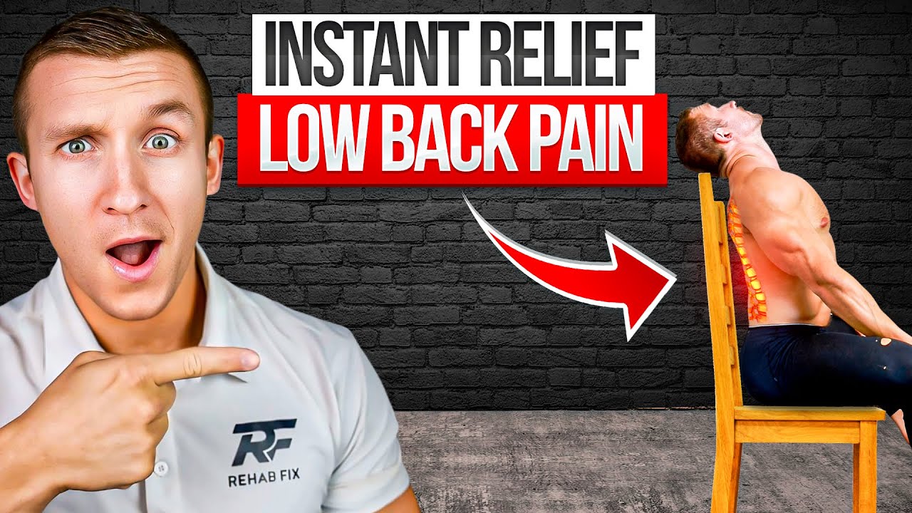 5 Simple Exercises to Fix Low Back Pain Without Leaving Your Chair | Instant Relief at Work