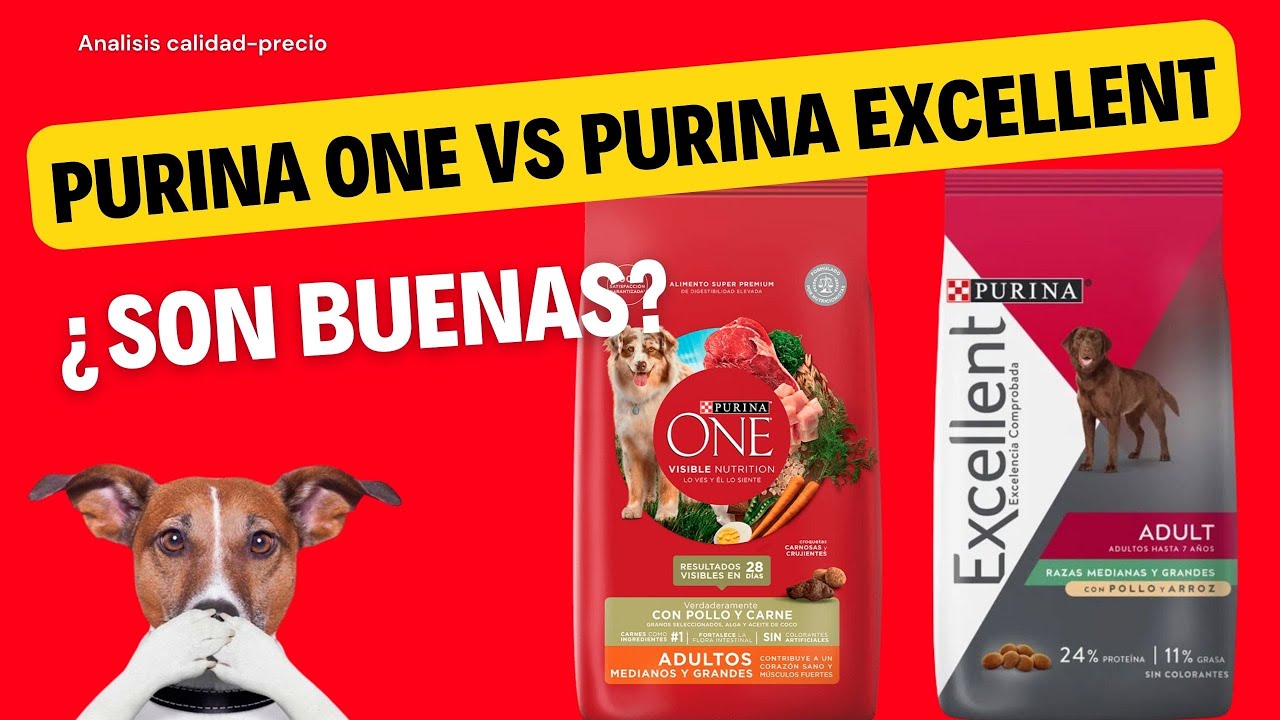 Analisis de Croquetas: Purina One vs Purina Excellent