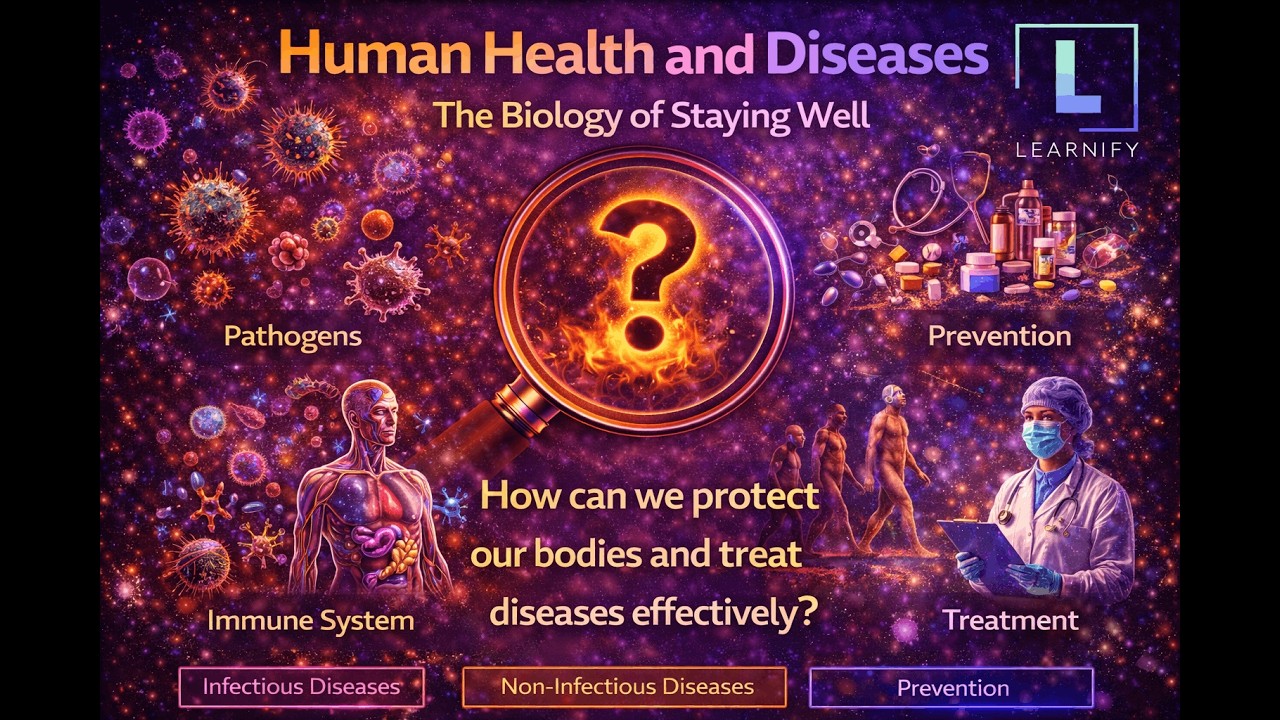 Human Health and Diseases The Biology of Staying Well | Grade 10 Biology | Learnify