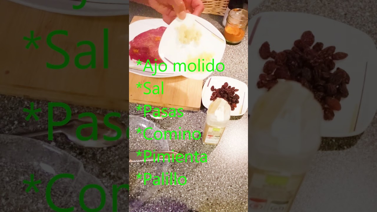 DELICIOSO!!  GANSO CON PASAS 