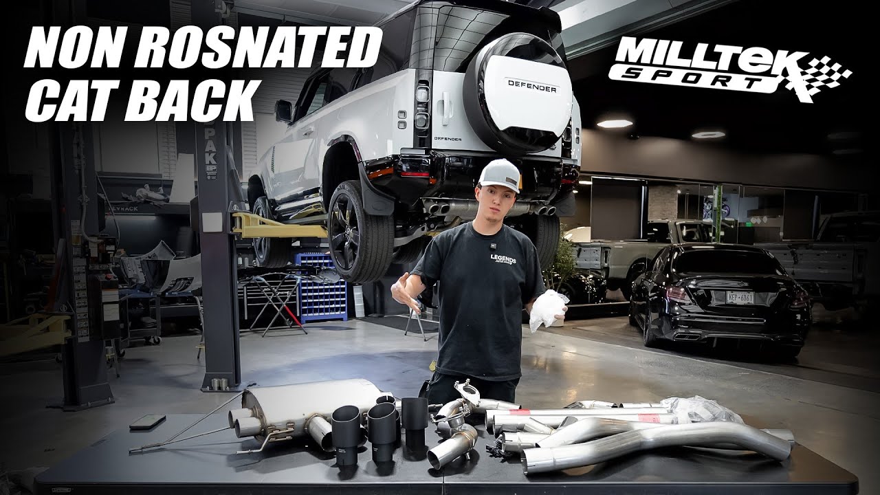Unboxing the Milltek Sport Non-Resonated Cat-Back Exhaust for the Land Rover Defender!
