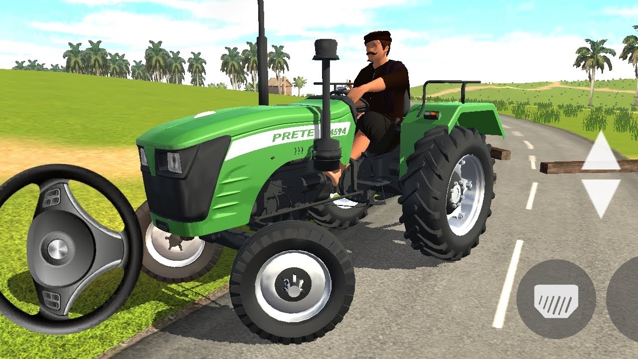 TRANSPORTING tractor driving 3d #fs22 Pritee Speed tractor Offroding Android gameplay #gta5 #gtav