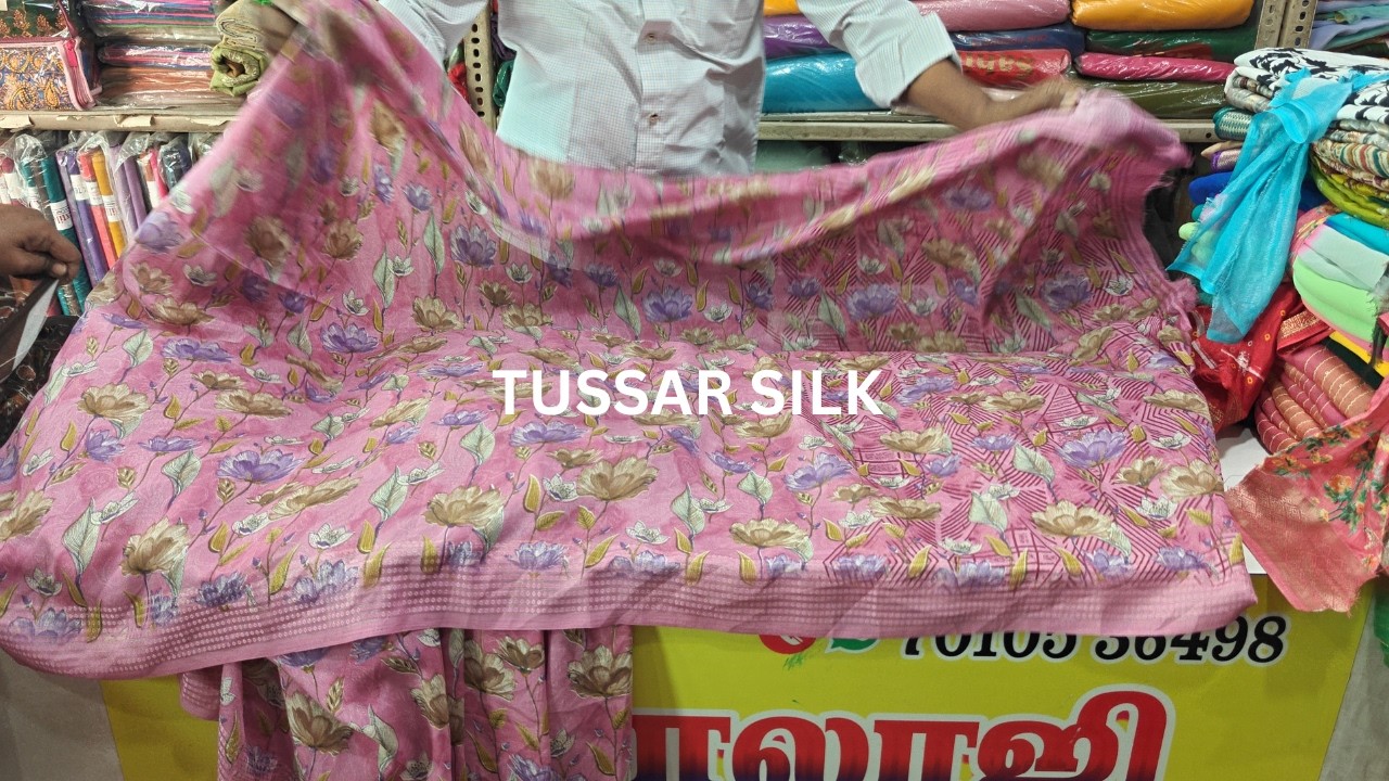 Tussar Silk New Arrival joint sarees|Dindigul|13-03-2026#saree #shop #viralpost #silksaree