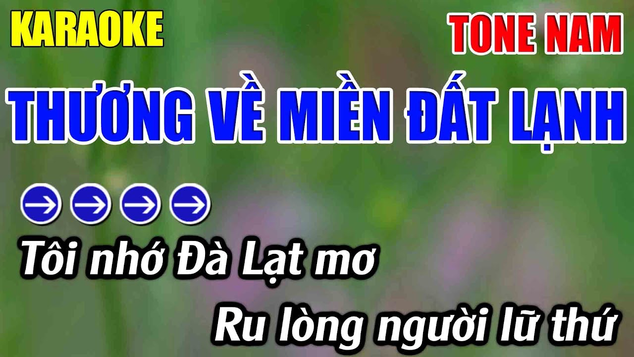 Thương Về Miền Đất Lạnh Karaoke Tone Nam Karaoke Lâm Nhạc Sống 2026 - Beat Mới