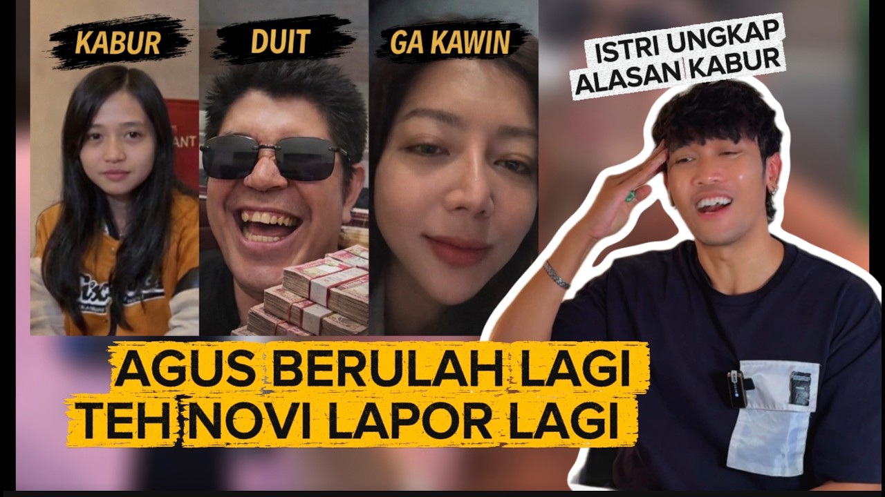 MAKIN BERANI AGUS SINDIR NOVI! CARI PERKARA BARU BIAR TENAR? ALASAN TEH ELMI KABUR “GA KUAT”