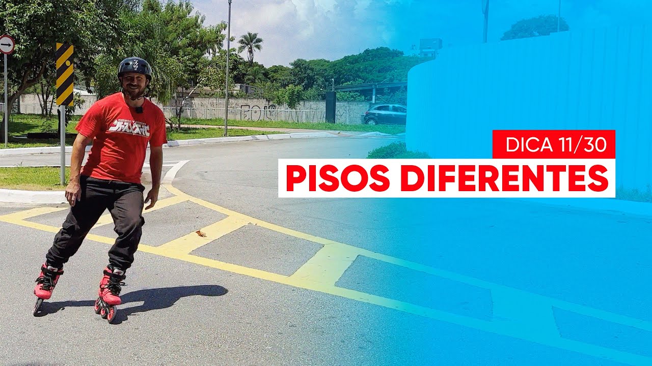 Dica #11 de 30 APRENDENDO A PATINAR | Tipos diferentes de pisos e como superá-los