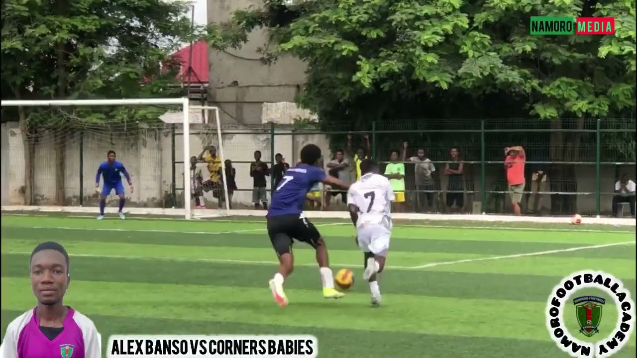 WATCH THE ELECTIRC PERFORMANCE OF ALEX BANFO OF NAMORO FOOTBALL ACADEMY AGAINST CORNERS