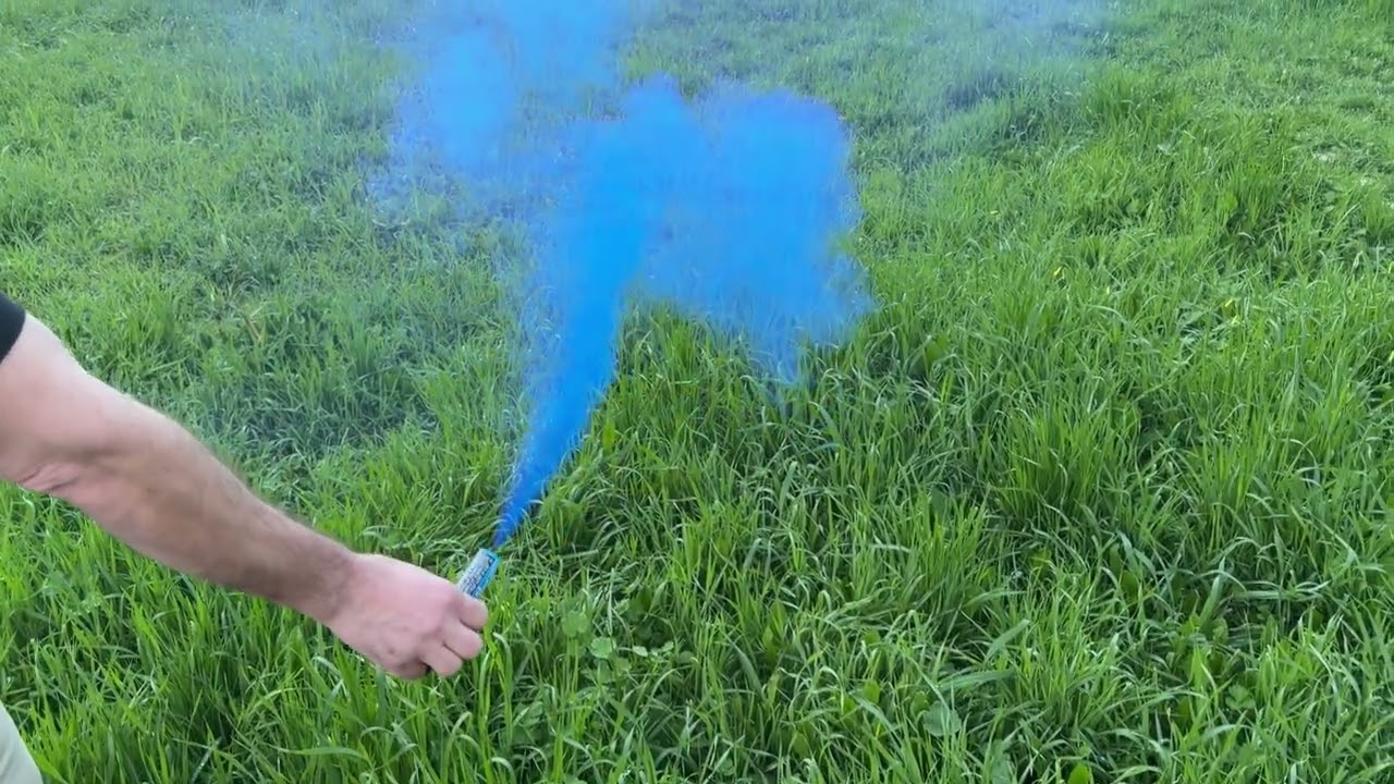 Καπνογόνο Γαλάζιο αποκάλυψης φύλου - Gender Reveal Smoke Flare