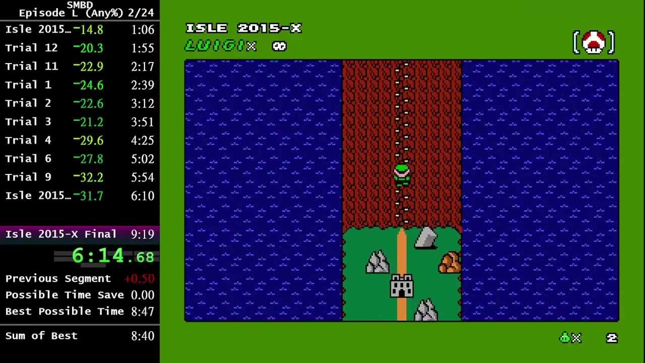 Super Mario Bros. Dimensions Deluxe Episode L Any% speedrun in 8:37