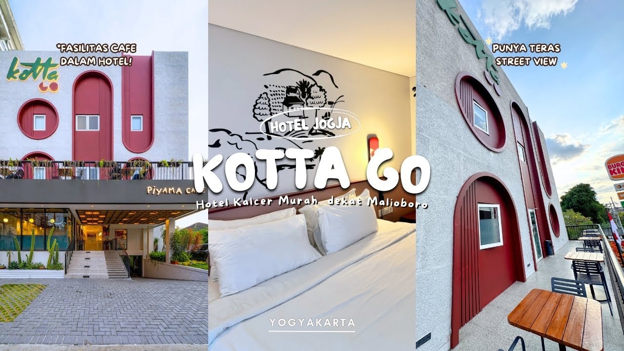 HOTEL KALCER di JOGJA punya fasilitas CAFE  & dekat MALIOBORO cuman 10 MENIT!