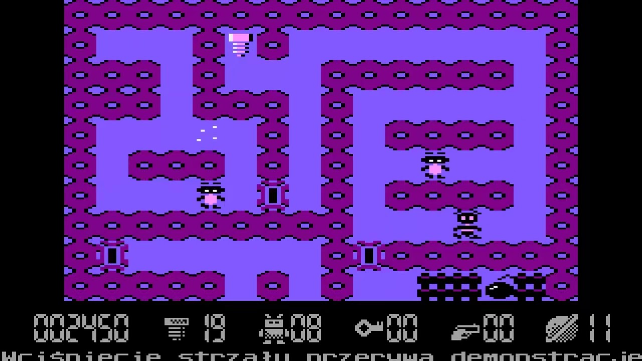 ATARI 8BIT XL XE Robbo Galaktyka G 01 v2 GALACTICA GALAKTIKA 400 800 600 1200 1400 1450 ATARIMANIA C