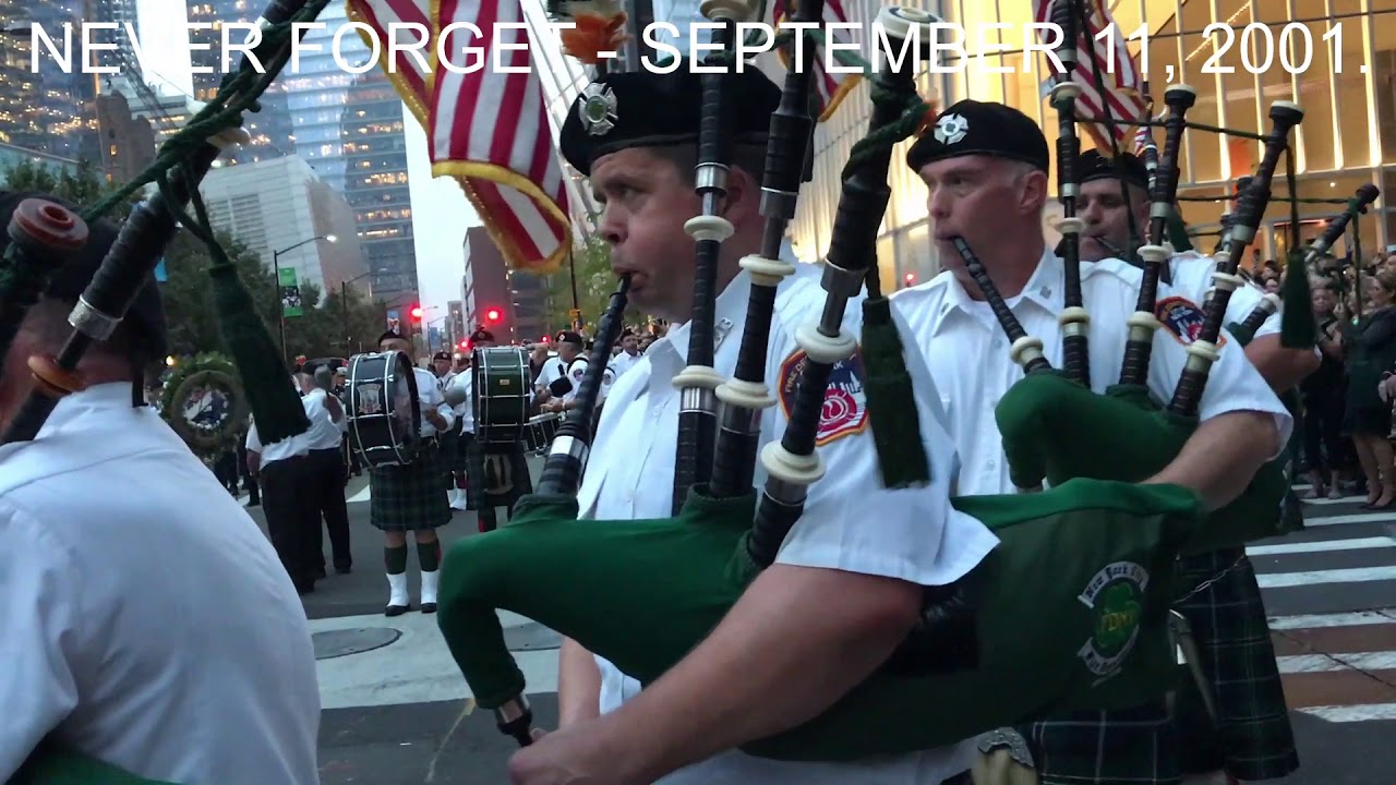 SEPTEMBER 11, 2018 FDNY MEMORIAL CEREMONY AT THE FDNY 10/10 FIREHOUSE IN MANHATTAN, NEW YORK CITY.