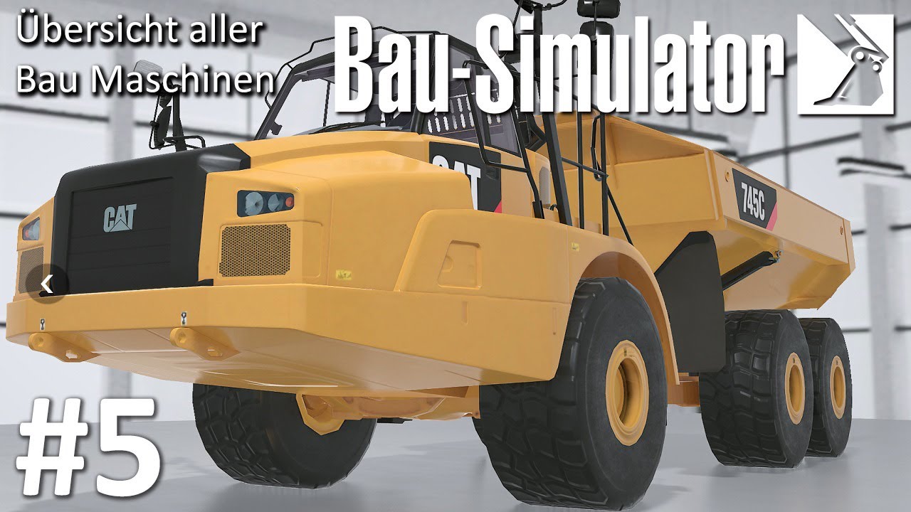 Übersicht alle Bau Maschinen im Spiel Bau Simulator 22 | Construction Simulator 22 #5 | UwF