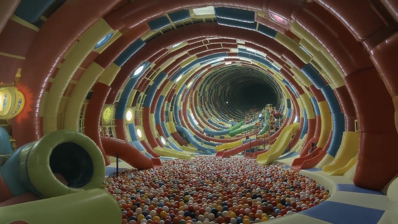 Lost in playroom tunnels...