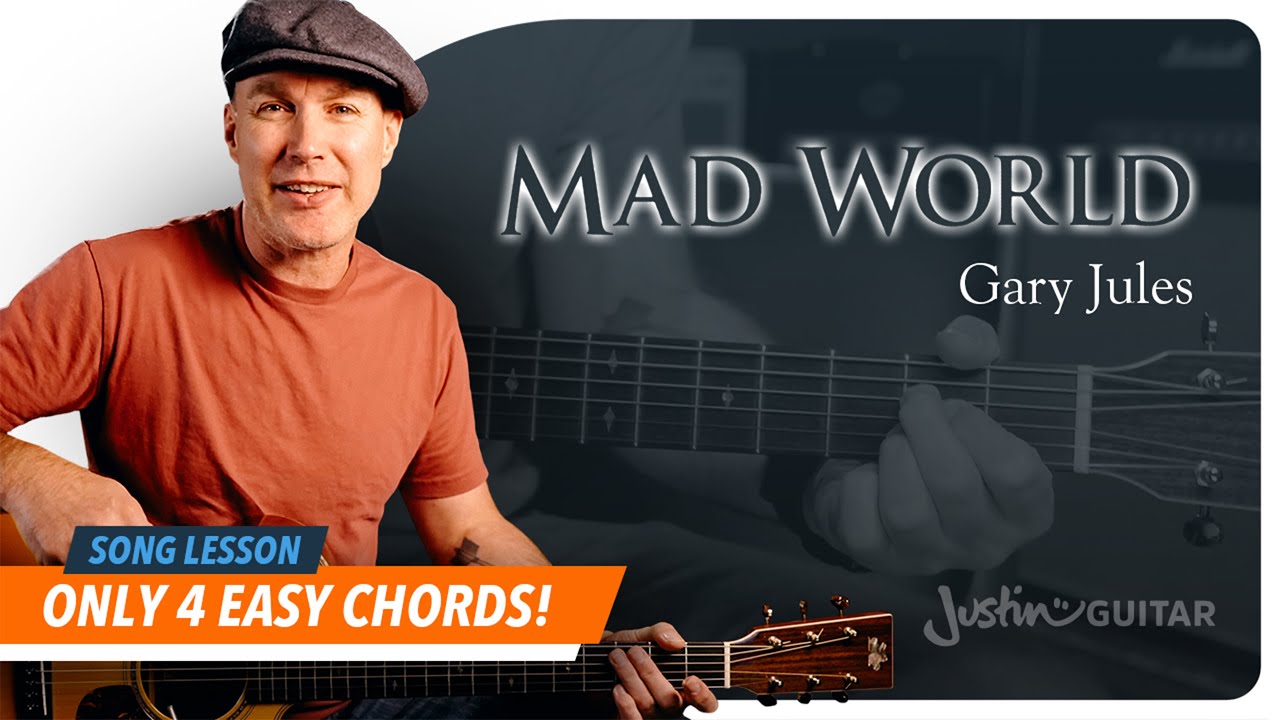Mad World by Gary Jules /Tears For Fears | Easy Guitar Lesson