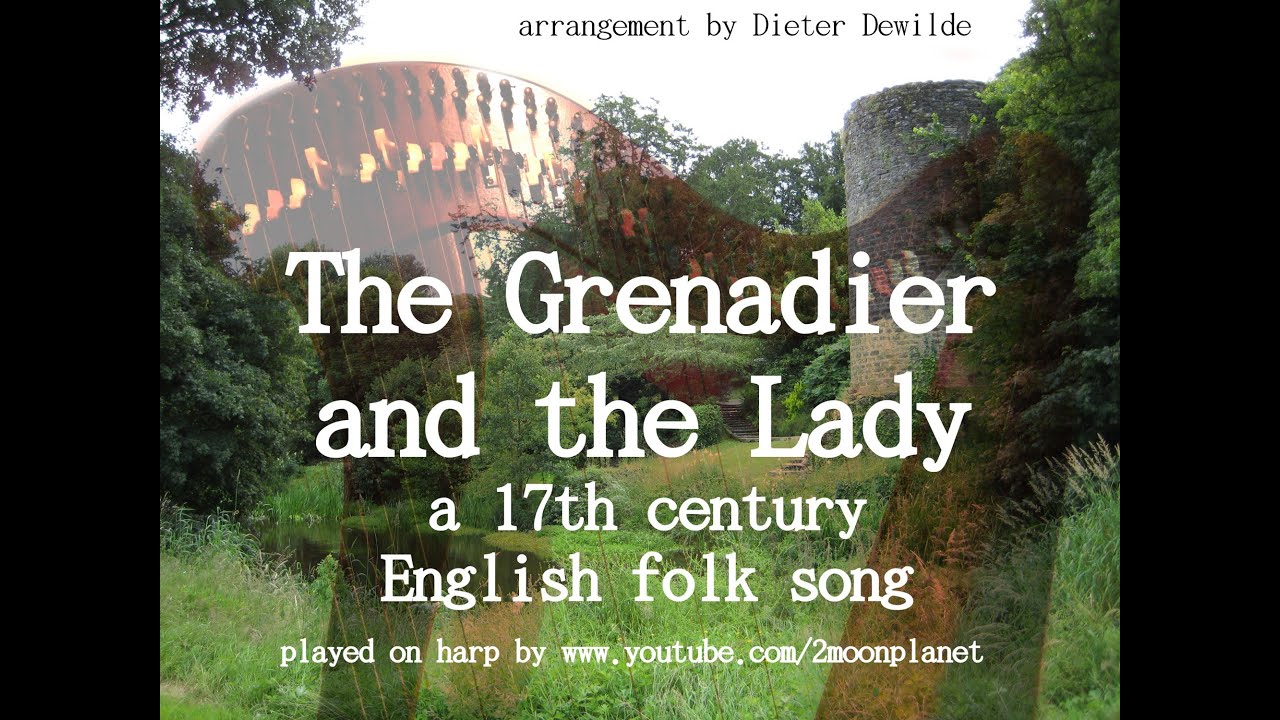 "The Grenadier and the Lady" English folk song on harp (with photos of Blarney Castle, Ireland)