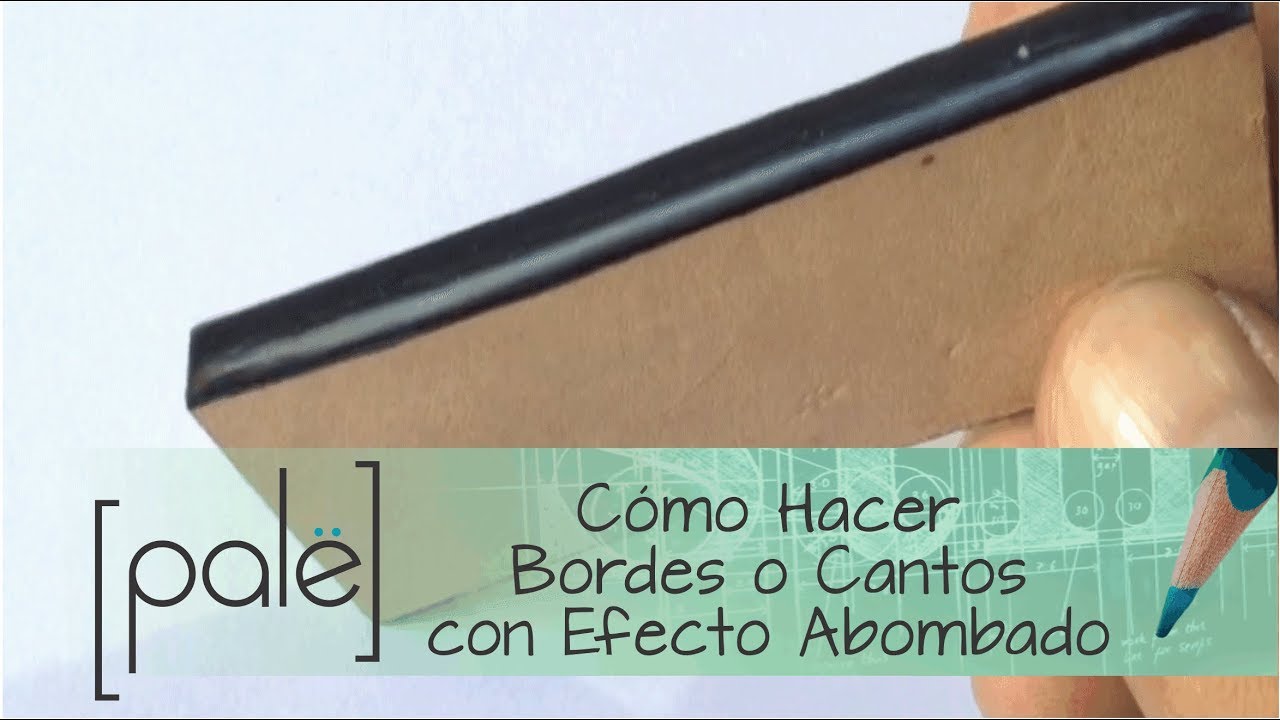 Como hacer bordes o cantos con efecto abombado #cuero #hechoamano  #moldesgratis #leather