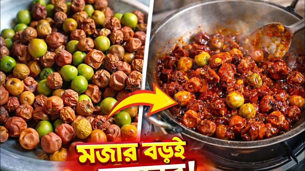 “কাঁচা বড়ই দিয়ে মজার আচার | Boroi Achar Recipe Bangla” @SharminAkhter-n1c 
