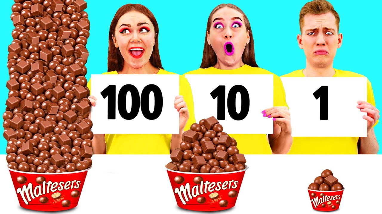 تحدي 100 طبقة من الطعام | حرب المطبخ المضحكة PaRaRa Challenge