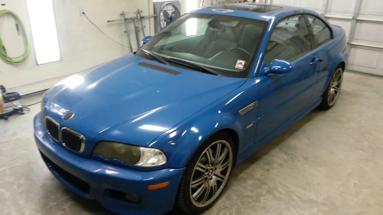 2004 BMW M3 E46 | CLEARCOAT FAILURE REPAIR LAGUNA SECA BLUE PART 1 OF 5