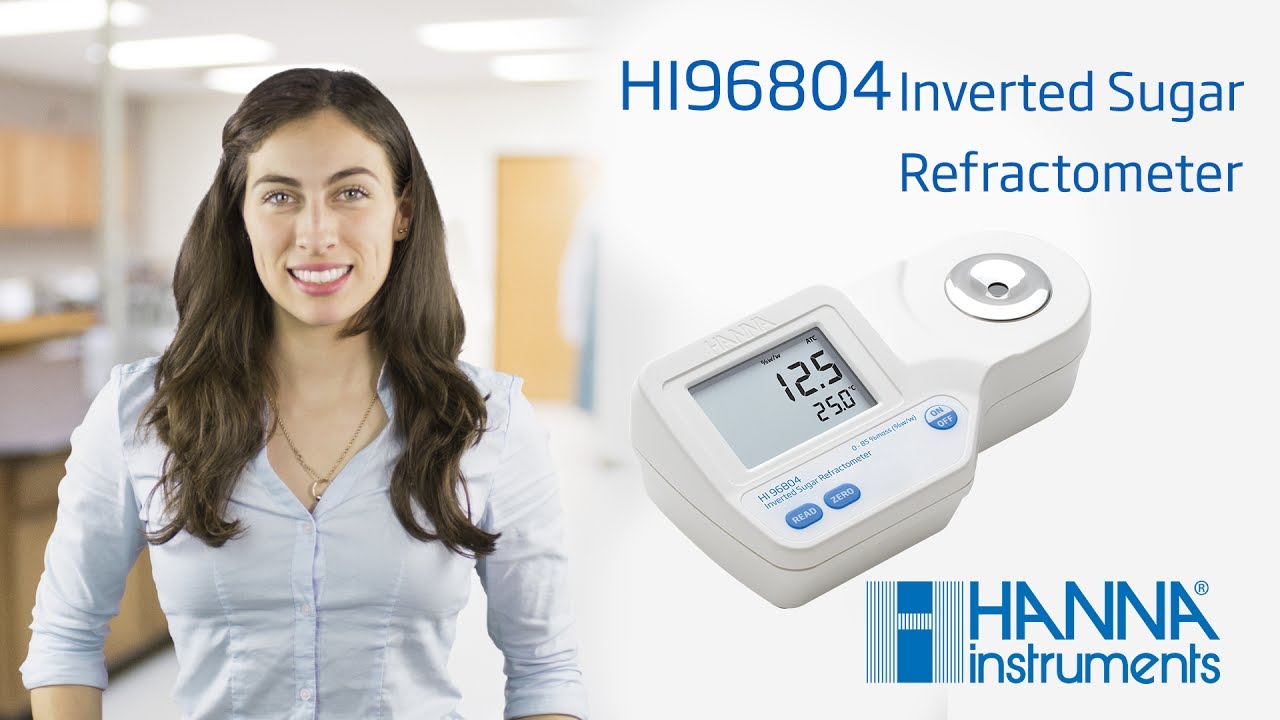 Hanna Lab - Learn About the Hanna Instruments Inverted Sugar Refractometer HI96804
