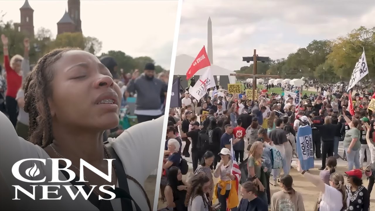 Christians Fill Mile-Long Communion Table on National Mall: 'Nothing but the Blood of Jesus'