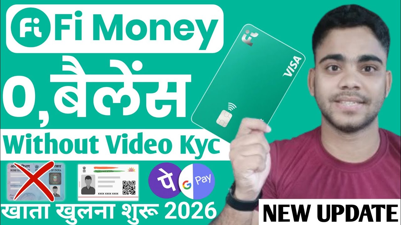 Fi Money Bank Account Opening 2026 | Fi Money Zero Balance Account Opening Online