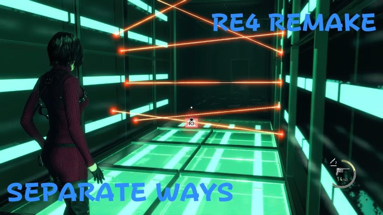 Resident Evil 4 remake separate ways hard core mode gameplay in PlayStation 5