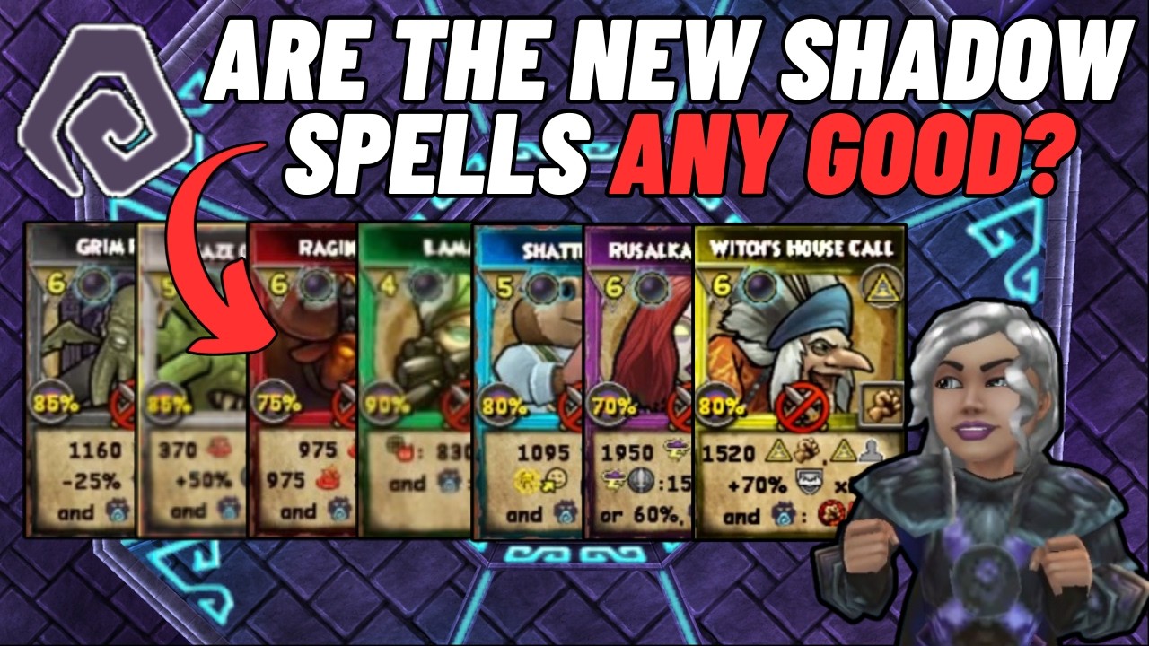 Wizard101| Are The NEW Shadow Spells Any Good?