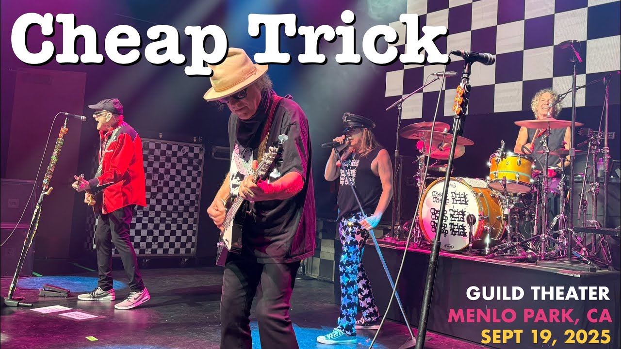 Cheap Trick “Need Your Love” LIVE, Sept 2025, Menlo Park CA