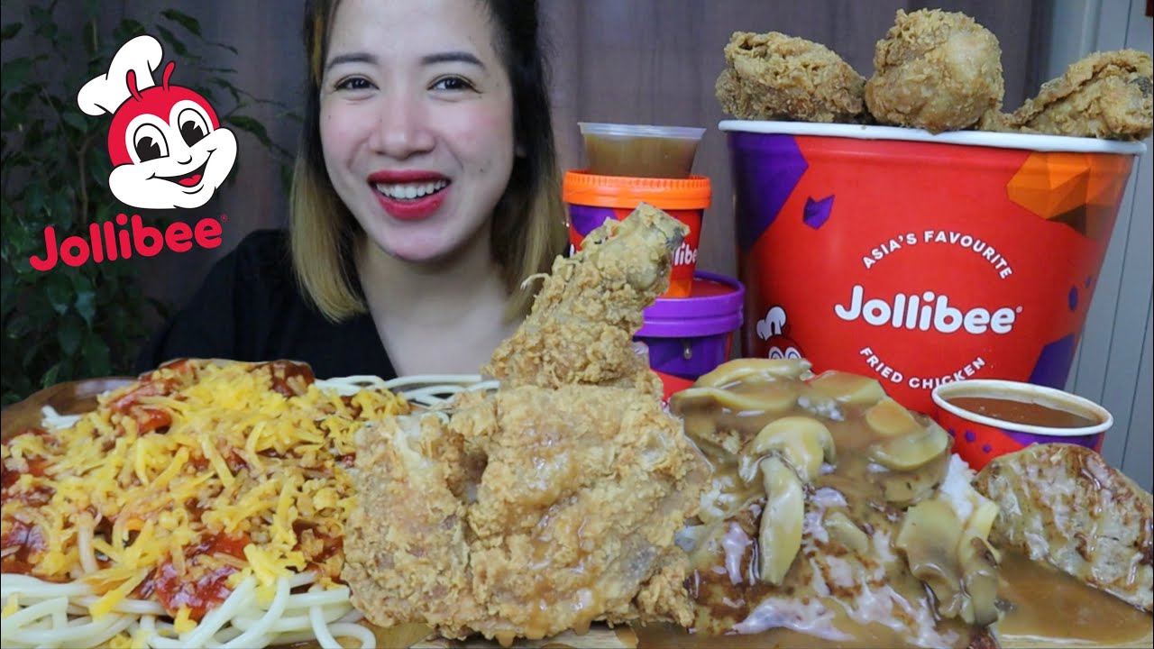 Our Ultimate Favorite Jollibee! | Crispy Chicken Joy, Burger Steak, Jolly Spaghetti | Mukbang PH